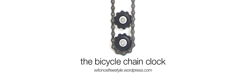 bicycle chain clock
